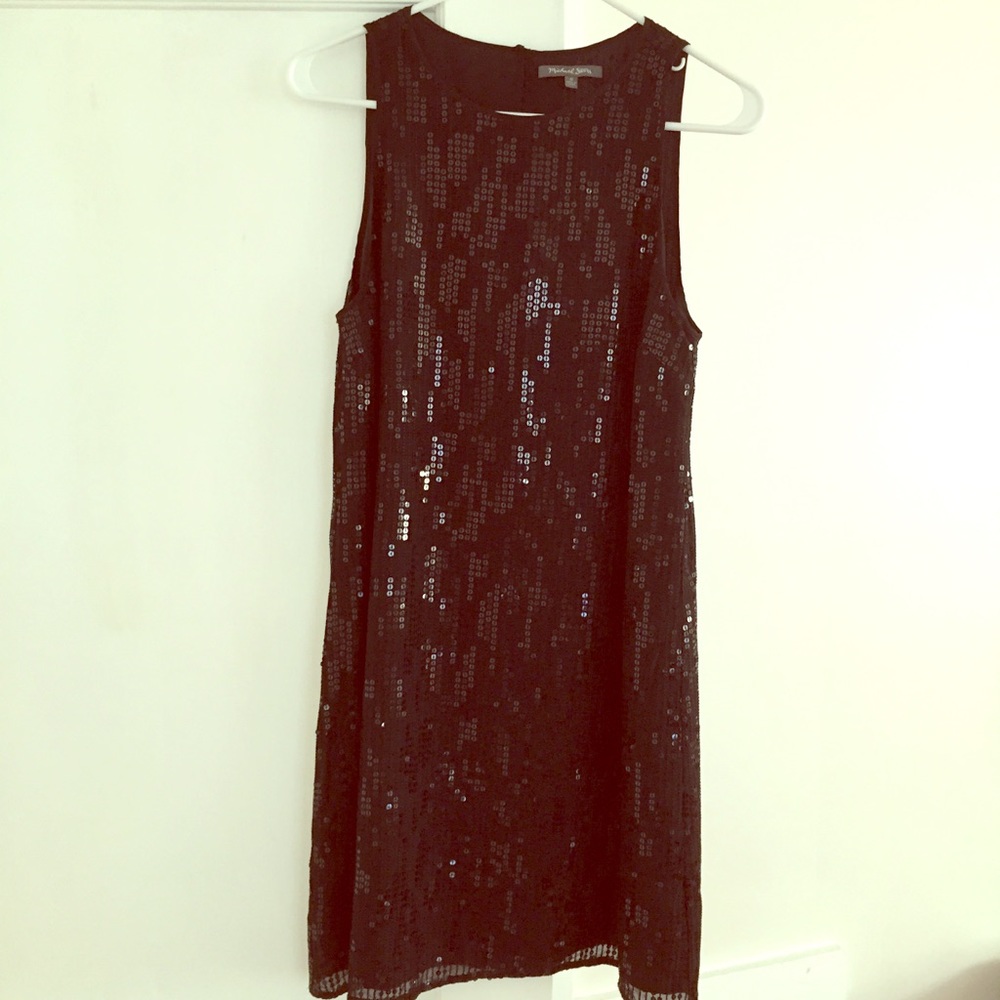 Black Sequence Cocktail Dress - Like NEW!
